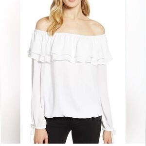 Michael Kors Ruffle Top, NWT. MSRP$98.